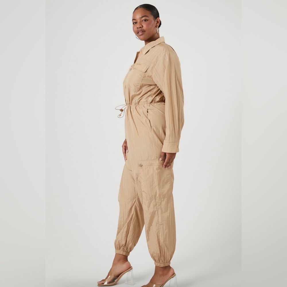 Drawstring jumpsuit - 1X - Picture 2 of 6
